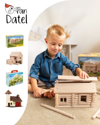 🌿 Hračka, co má smysl (a vydrží roky) Pamatujete, jak jsme si jako malí stavěli domečky z kostek? Dřevěné stavebnice...